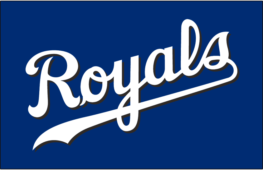 Kansas City Royals 2003-2006 Batting Practice Logo fabric transfer